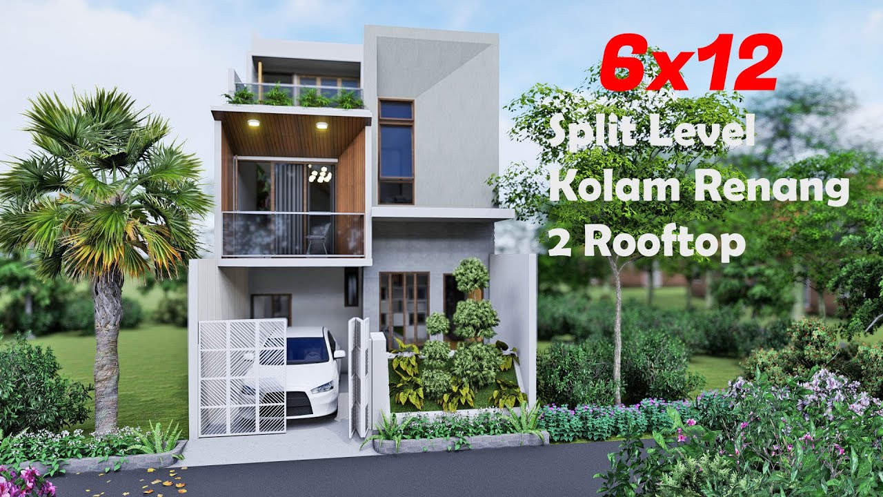 Detail Desain Rumah Split Level Nomer 13