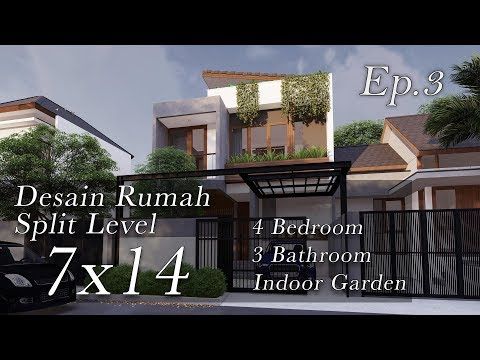Detail Desain Rumah Split Level Nomer 31