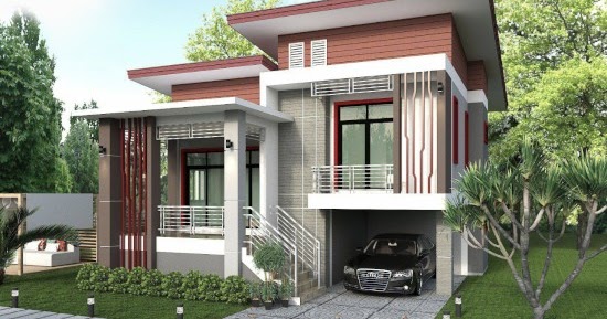 Detail Desain Rumah Split Level Modern Nomer 2