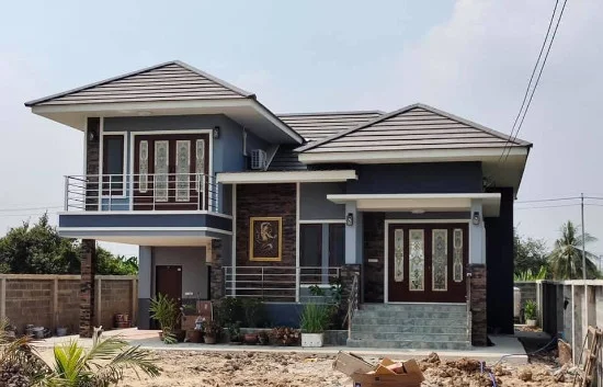 Detail Desain Rumah Split Level Modern Nomer 12