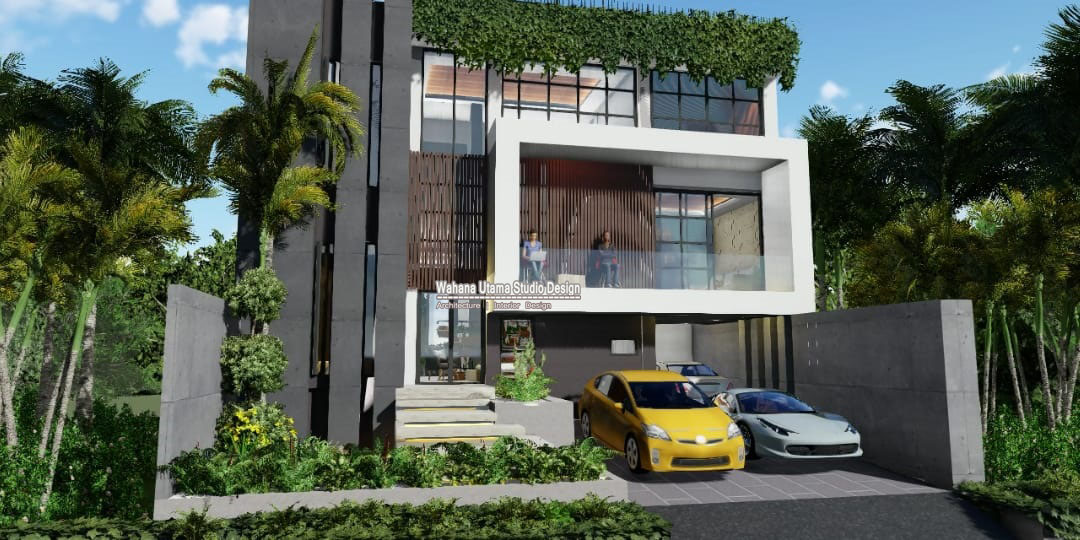 Detail Desain Rumah Split Level Modern Nomer 26