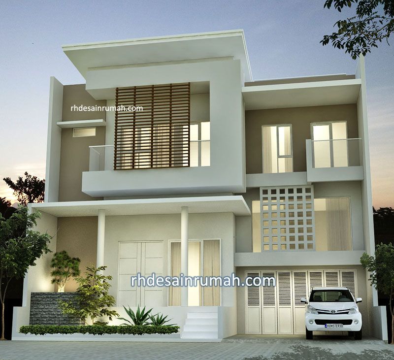 Detail Desain Rumah Split Level Modern Nomer 27