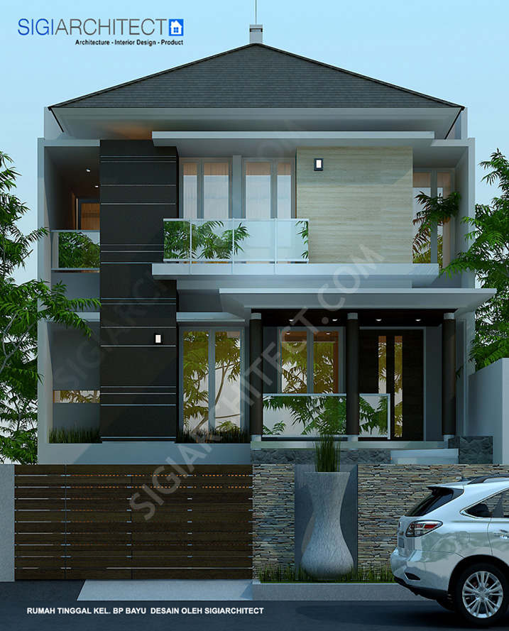 Detail Desain Rumah Split Level Modern Nomer 4