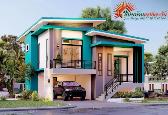 Detail Desain Rumah Split Level Modern Nomer 36