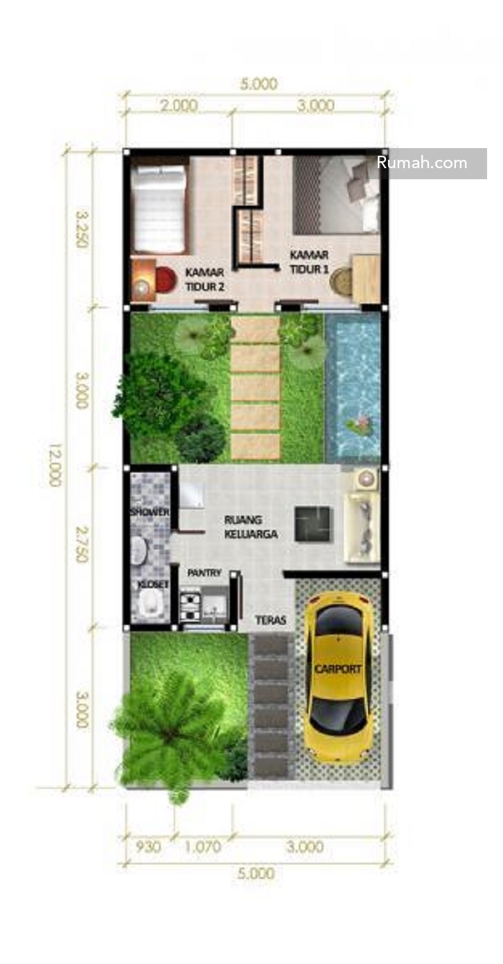 Detail Desain Rumah Subsidi Minimalis Nomer 23