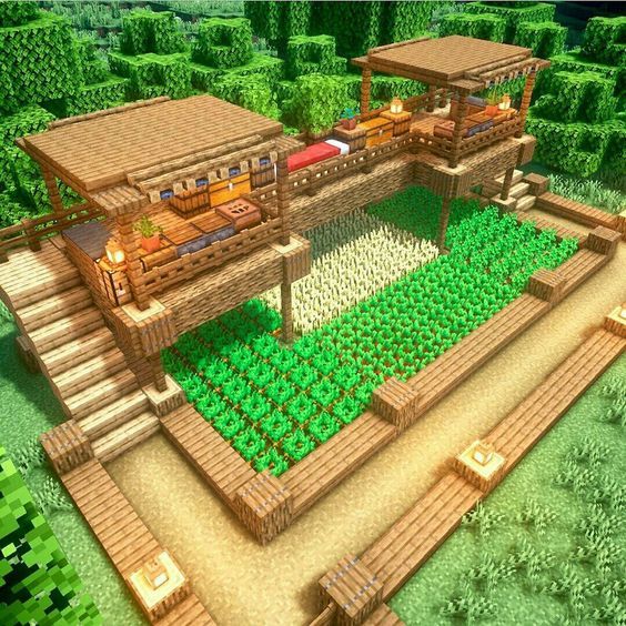 Detail Desain Rumah Survival Minecraft Nomer 39