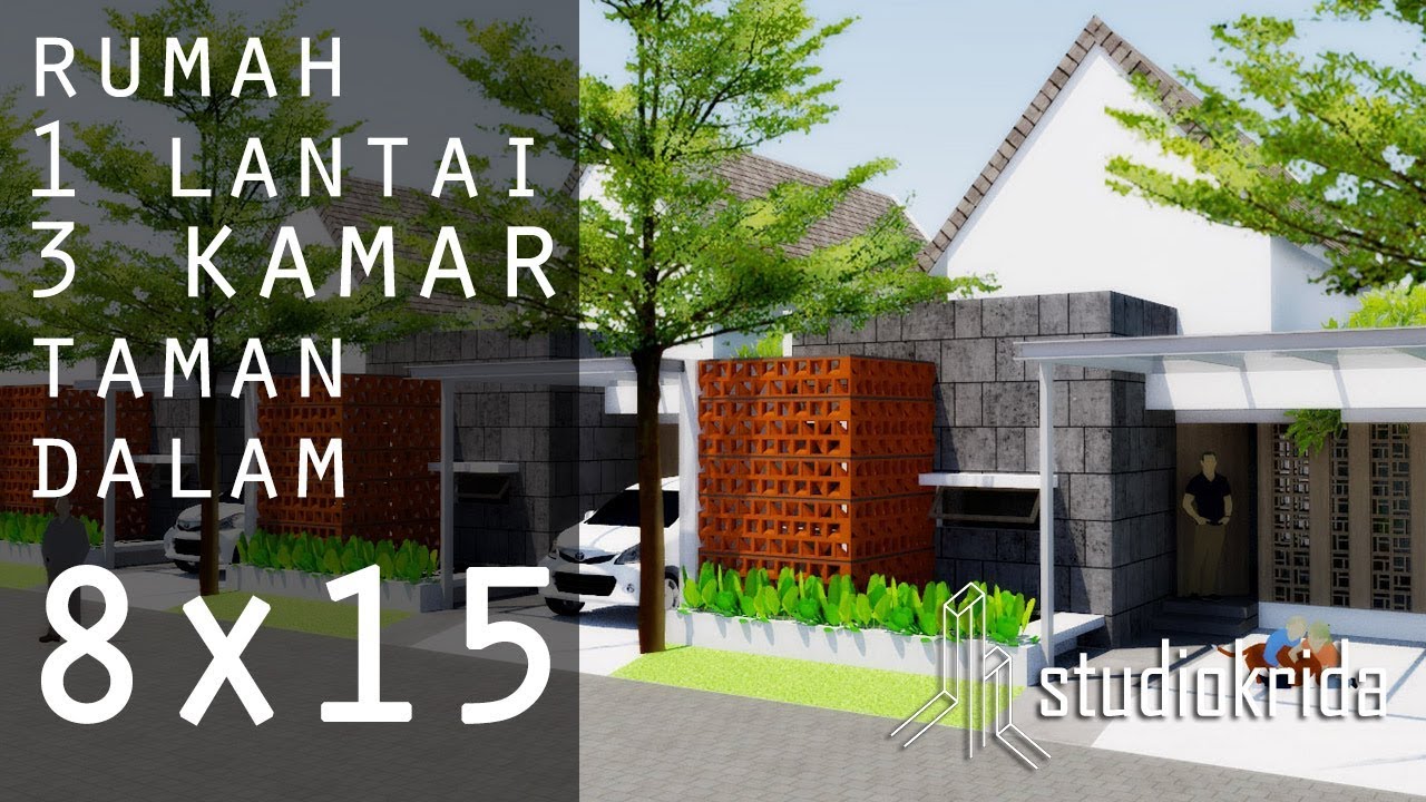 Detail Desain Rumah Taman Di Tengah Nomer 12