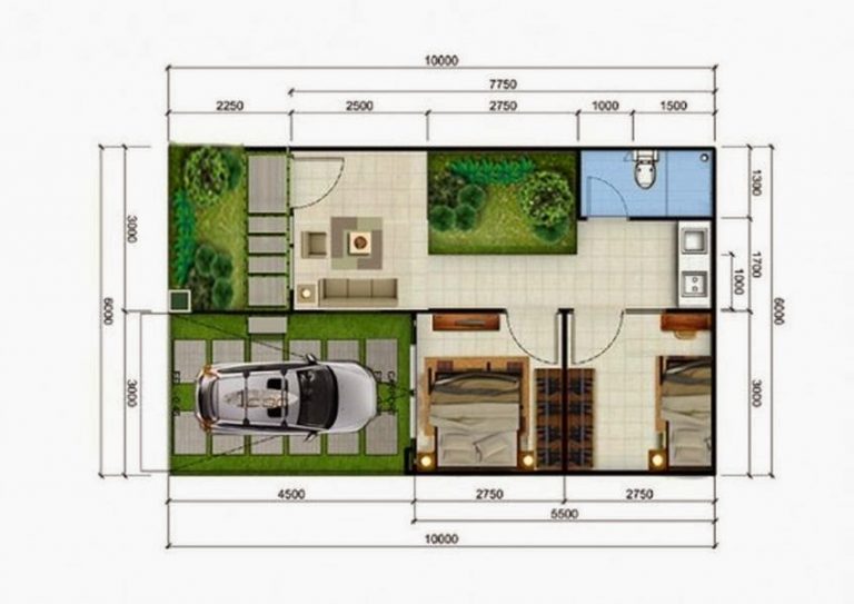 Detail Desain Rumah Taman Di Tengah Nomer 35