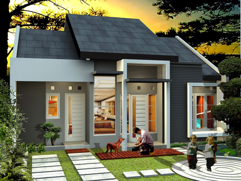 Detail Desain Rumah Tanah Miring Ke Depan Nomer 50