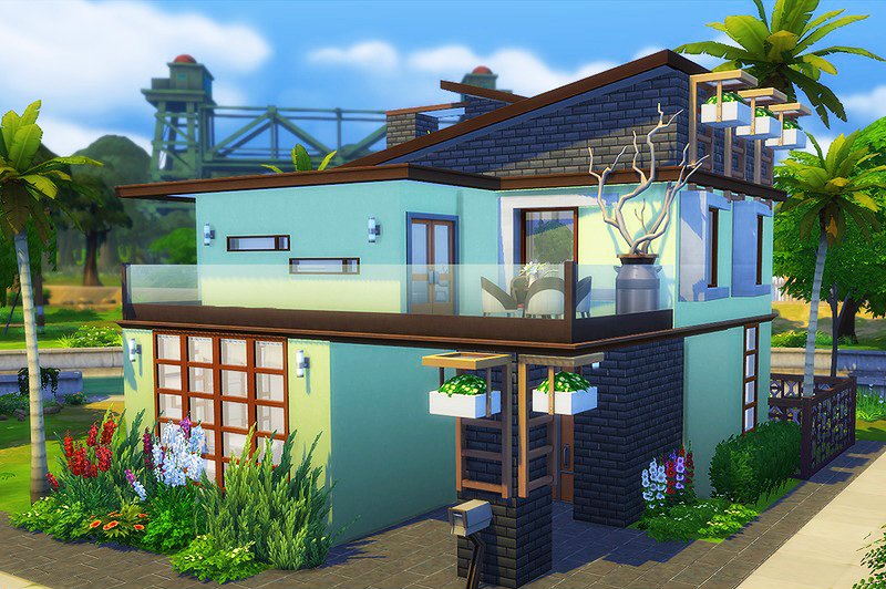 Detail Desain Rumah The Sims Nomer 18
