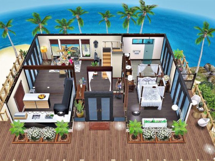 Detail Desain Rumah The Sims 4 Nomer 30