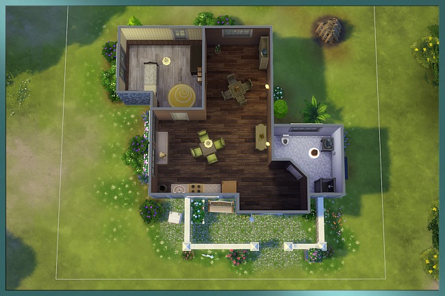 Detail Desain Rumah The Sims 4 Nomer 38