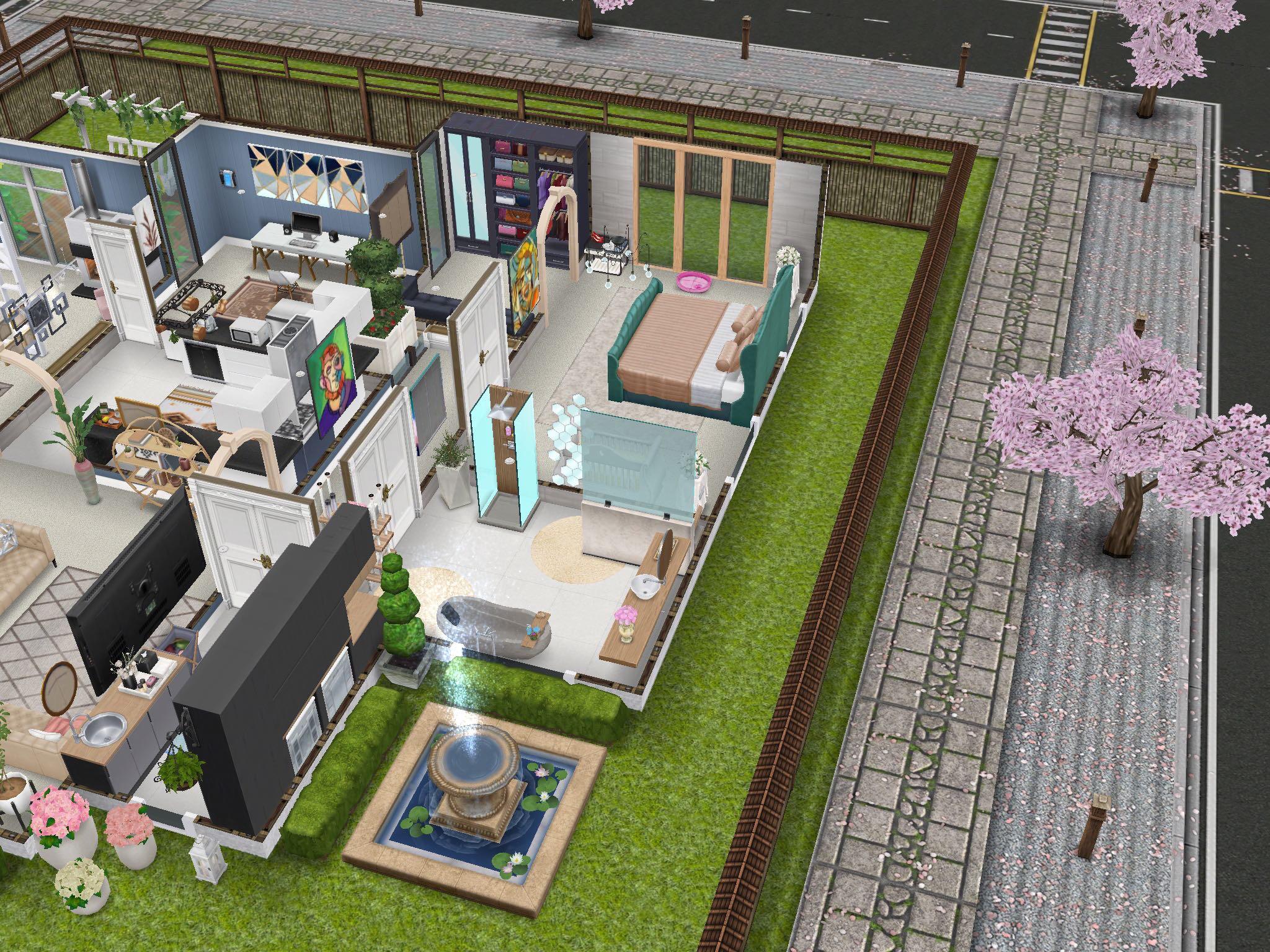 Detail Desain Rumah The Sims Mobile Terbaik Nomer 48