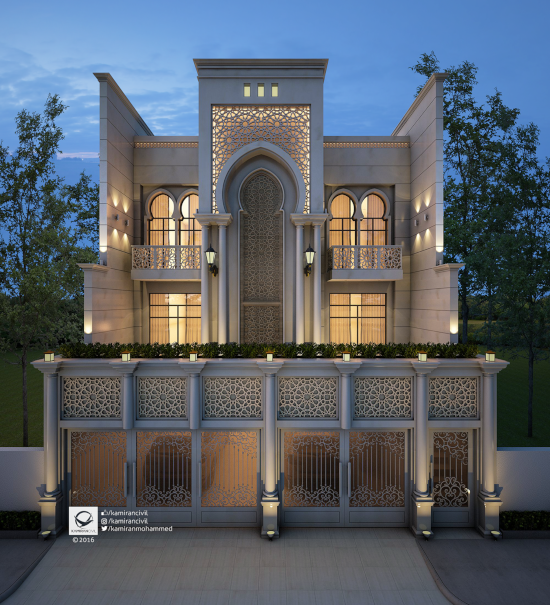 Detail Desain Rumah Timur Tengah Minimalis Nomer 15