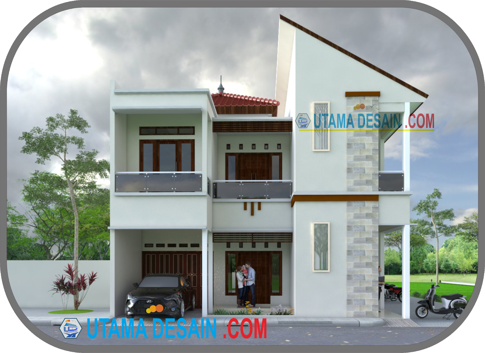 Detail Desain Rumah Tinggal Nomer 17