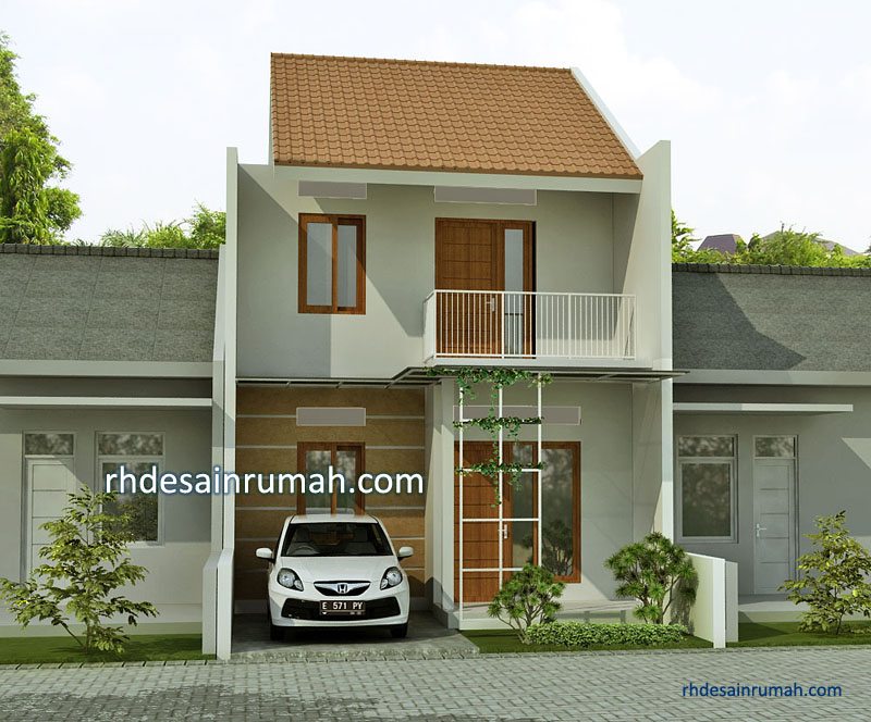 Detail Desain Rumah Tingkat 2 Sederhana Nomer 36