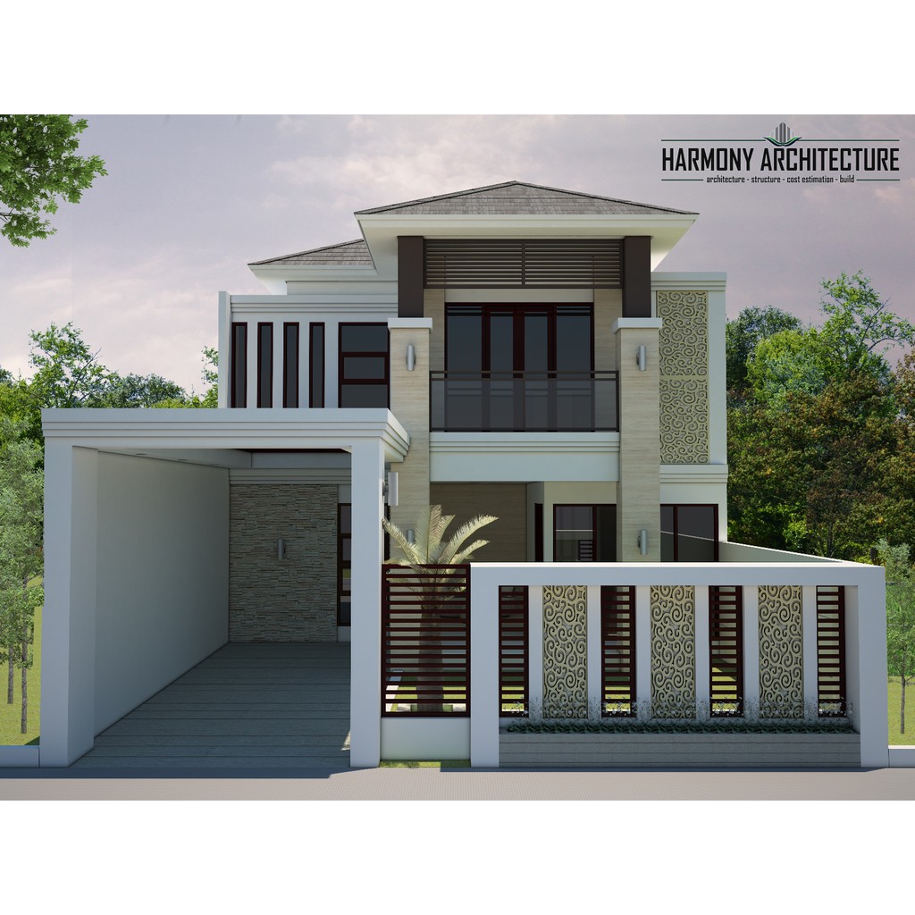 Detail Desain Rumah Tingkat Minimalis Nomer 18