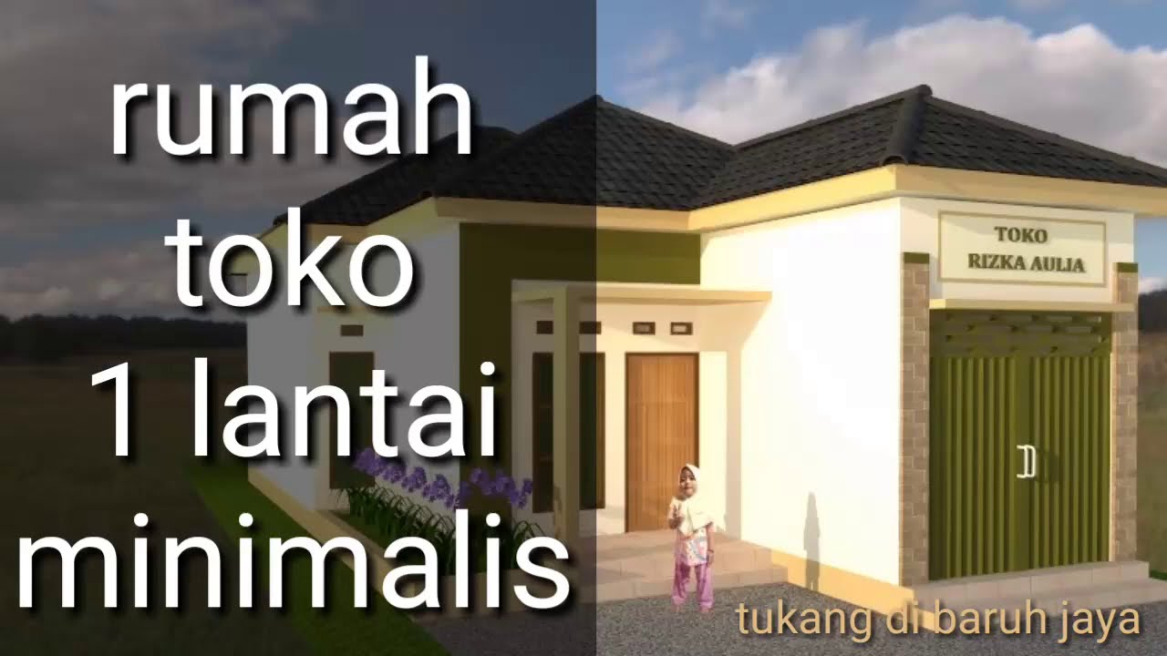 Detail Desain Rumah Toko Minimalis Nomer 15