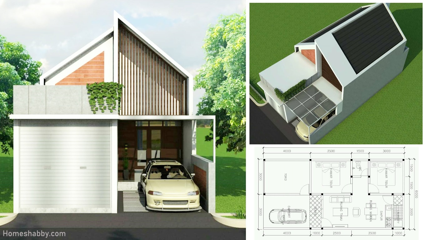 Detail Desain Rumah Toko Minimalis Nomer 36