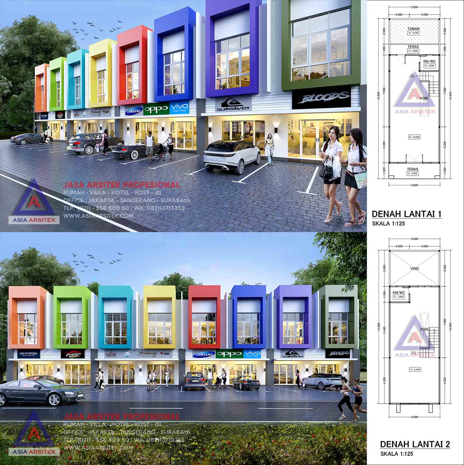 Detail Desain Rumah Toko Minimalis Nomer 49