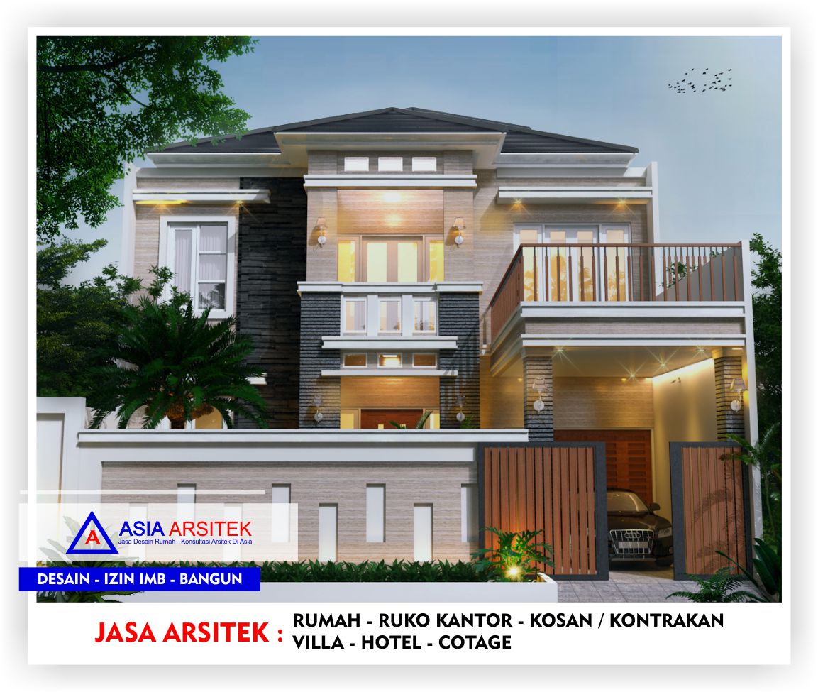 Detail Desain Rumah Tropis 2 Lantai Nomer 25