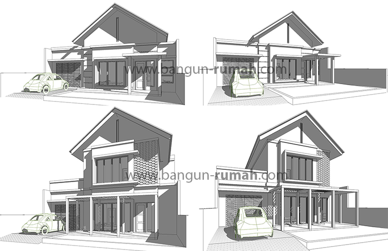 Detail Desain Rumah Tumbuh Vertikal Nomer 21