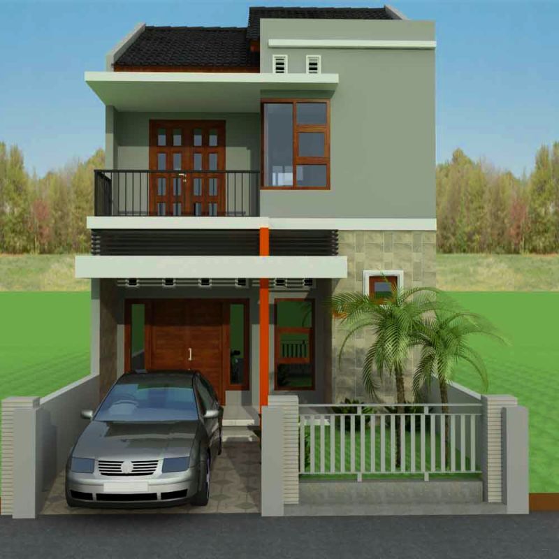 Detail Desain Rumah Type 36 2 Lantai Nomer 38