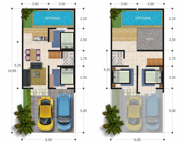 Detail Desain Rumah Type 36 2 Lantai Nomer 40