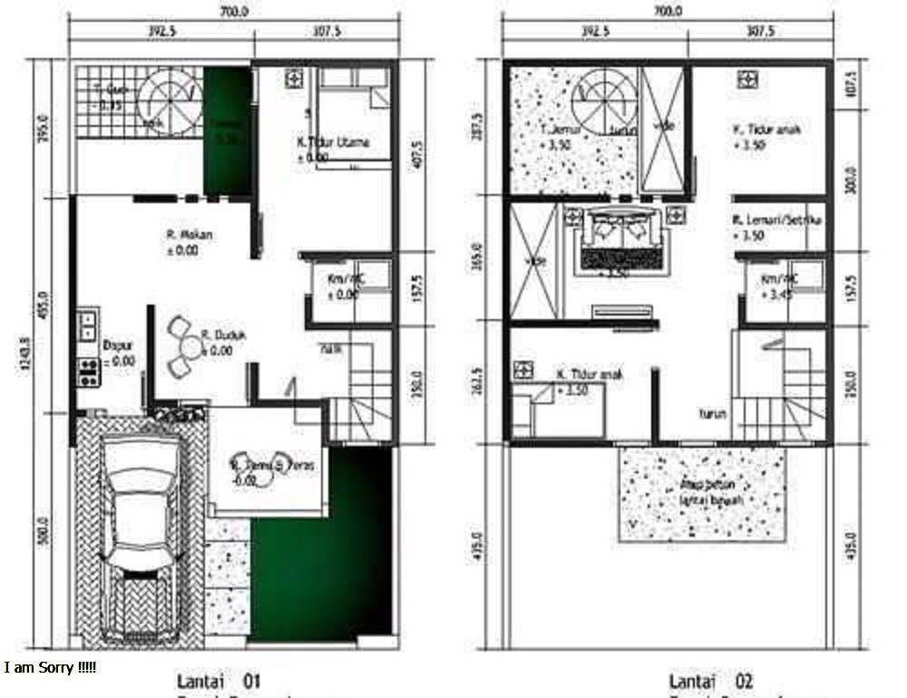 Detail Desain Rumah Type 36 2 Lantai Nomer 41