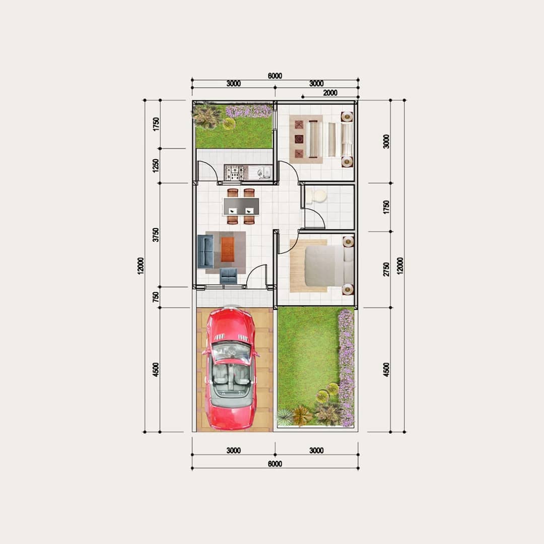 Detail Desain Rumah Type 36 60 Nomer 51