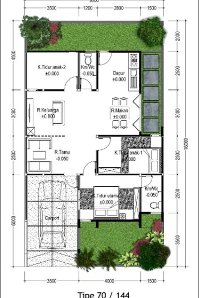 Detail Desain Rumah Type Nomer 34