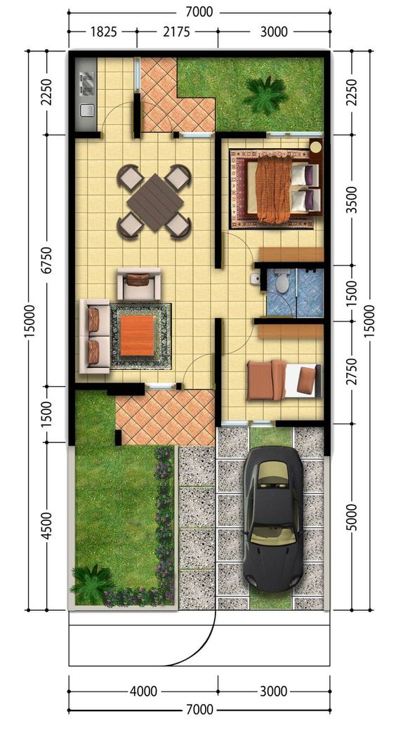 Detail Desain Rumah Type 40 84 Nomer 18