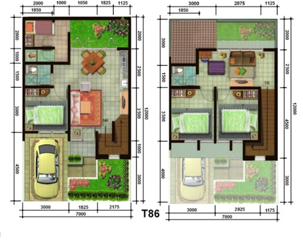 Detail Desain Rumah Type 40 84 Nomer 34