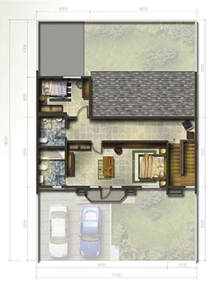 Detail Desain Rumah Ukuran 18x12 Nomer 23