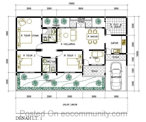 Detail Desain Rumah Ukuran 2x10 Nomer 18