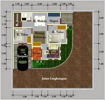 Detail Desain Rumah Ukuran 2x10 Nomer 40