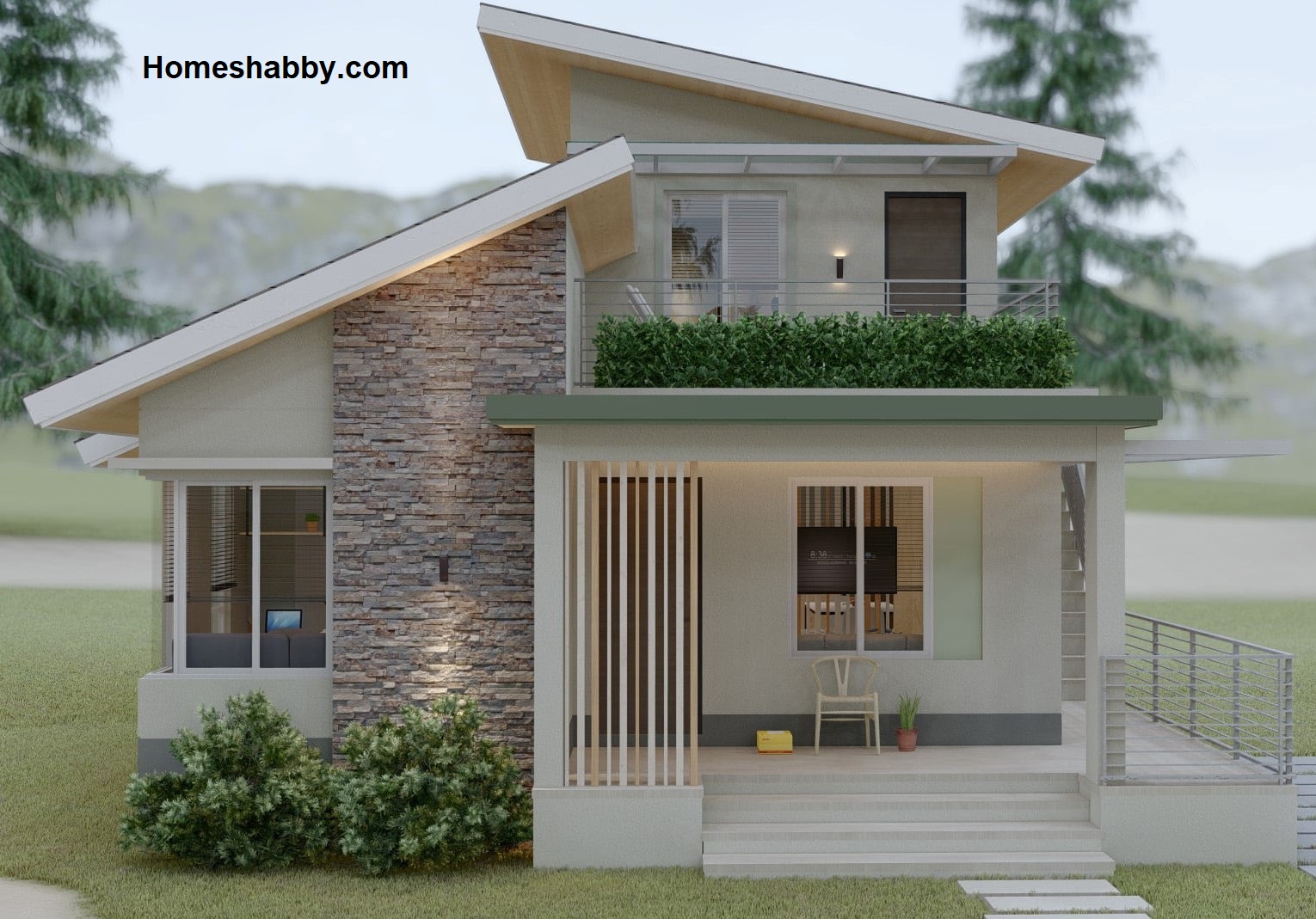 Detail Desain Rumah Unik Minimalis Nomer 8