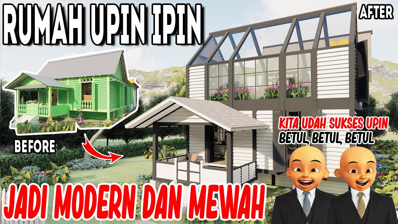 Detail Desain Rumah Upin Ipin Nomer 37