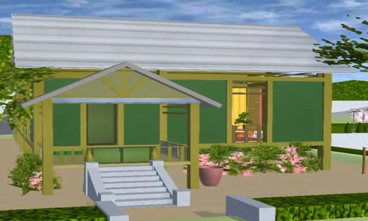 Detail Desain Rumah Upin Ipin Nomer 39