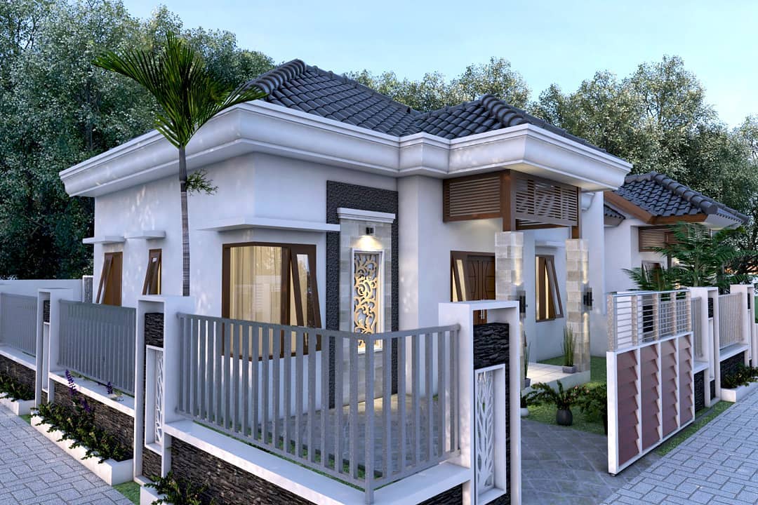 Detail Desain Rumah Warna Putih Nomer 28