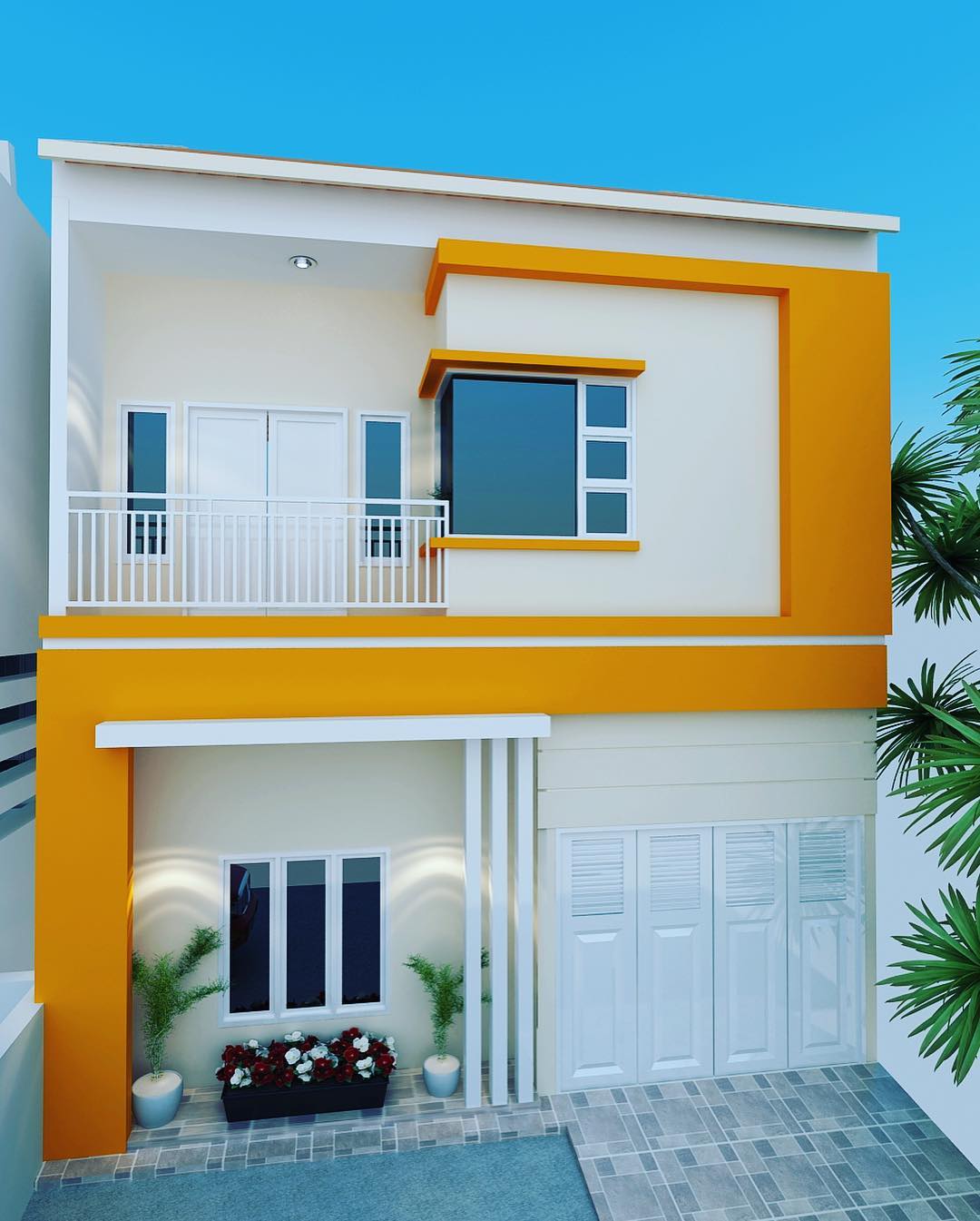 Detail Desain Rumah Warna Putih Nomer 29