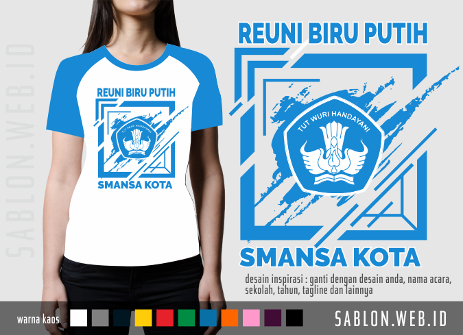 Detail Desain Sablon Baju Nomer 44