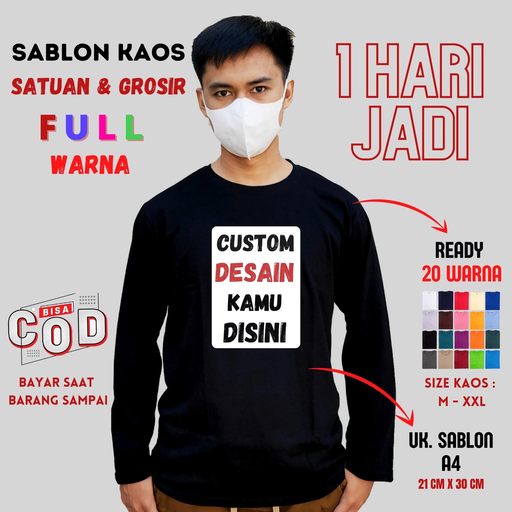 Detail Desain Sablon Baju Nomer 55