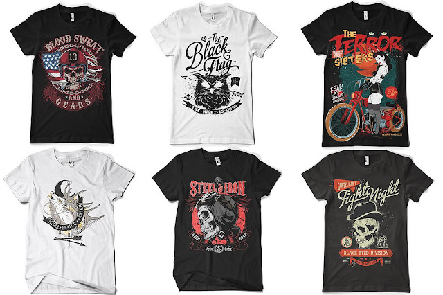 Detail Desain Sablon Kaos Simple Keren Nomer 21