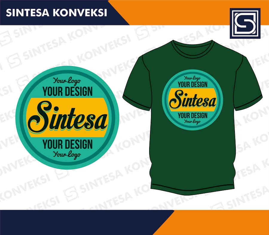 Detail Desain Sablon Kaos Simple Keren Nomer 32