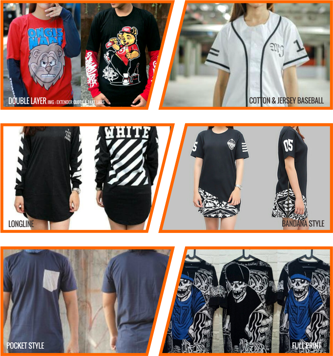 Detail Desain Sablon Kaos Simple Keren Nomer 45