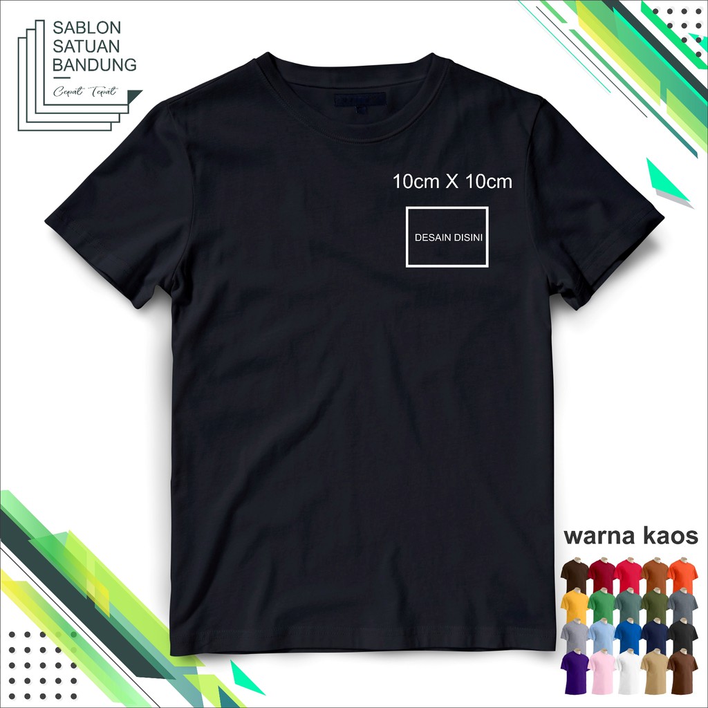 Detail Desain Sablon Kaos Simple Keren Nomer 8