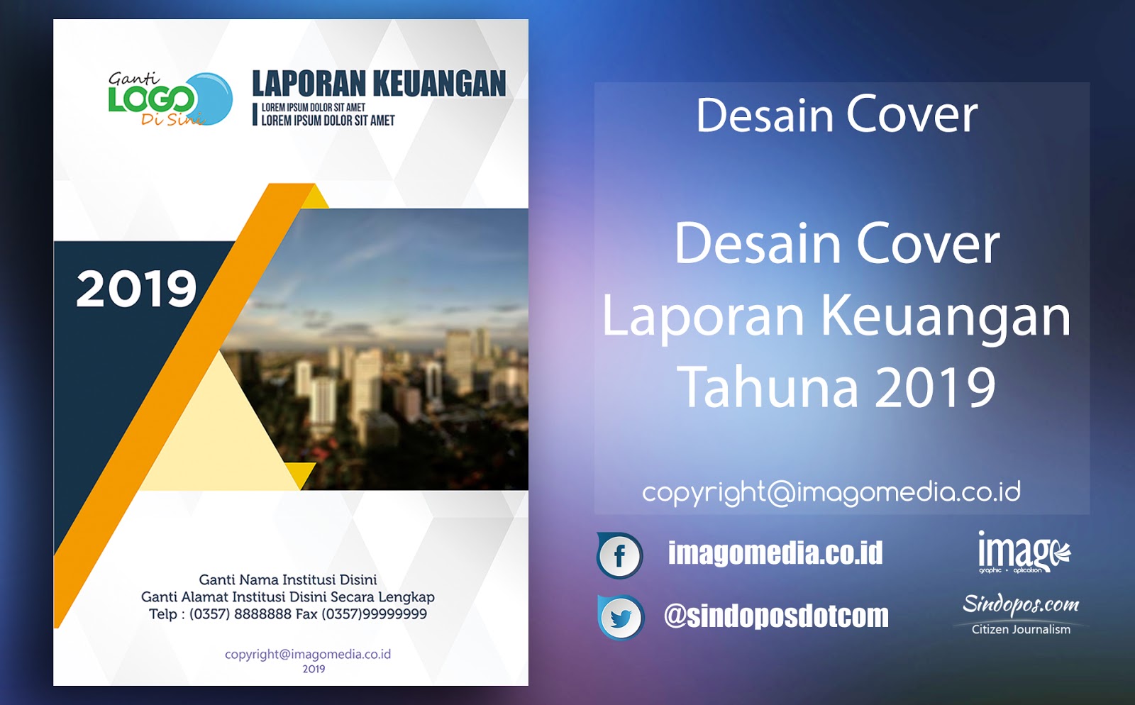 Detail Desain Sampul Laporan Nomer 56