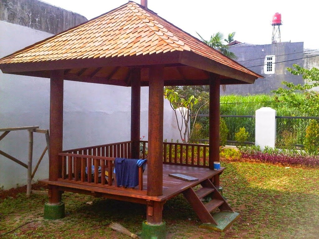 Detail Desain Saung Kayu Nomer 24