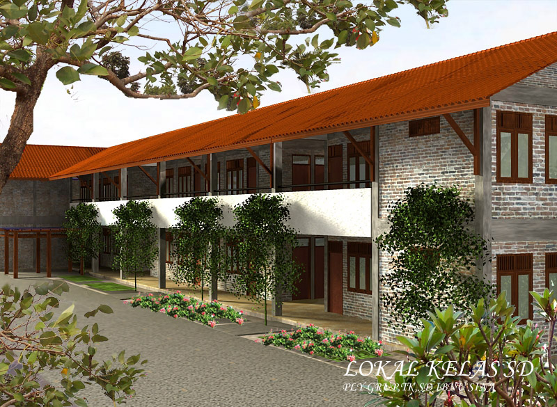 Detail Desain Sekolah 2 Lantai Nomer 30